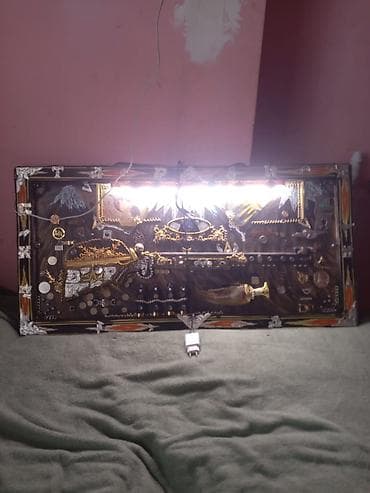 Məhsul: Divar üçün dekorativ kompozisiya – işıqlı vitrin tablo