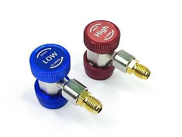 sukan seti: Kondisioner manometr şlanqları üçün tezbağlayıcı klapan adapterləri — 1