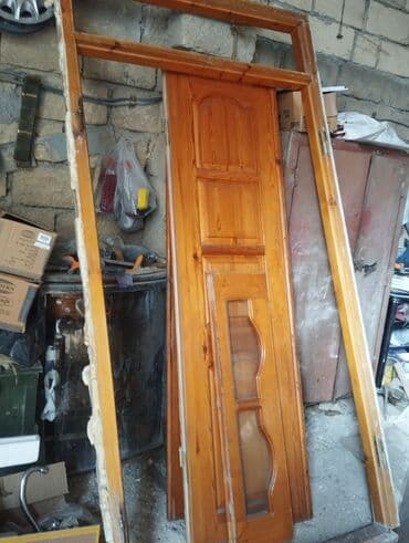 ev dekor: Taxta qapılar dəsti - Material: tam ağac (taxta), klassik panel və — 7