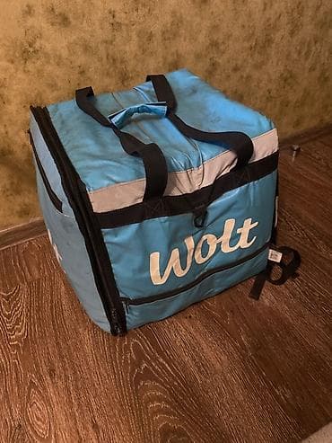 Wolt termal çatdırılma çantası - Ölçü: böyük həcmli kvadrat forma