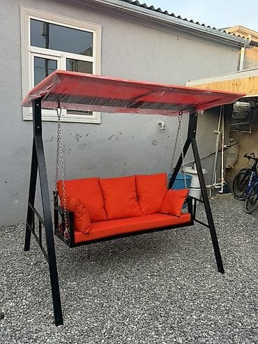bağ stolları: Divan-yelləncək, Zontikli, Metal — 1