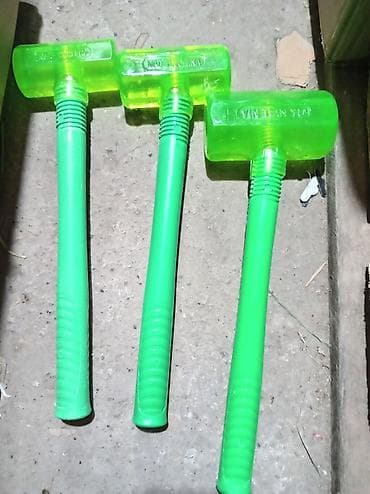 Çəkiclər, kuvaldalar: Rezin çəkic, Kvadrat çaxmaqlı, 1 kq qədər — 1