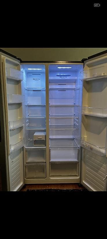 2 el xaladenik: İşlənmiş 2 qapılı LG Soyuducu Satılır, rəng - Boz, Dolab içi — 2