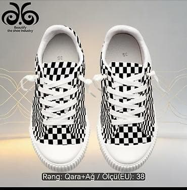 krosovka: Ölçü: 38, rəng - Qara, Yeni — 1