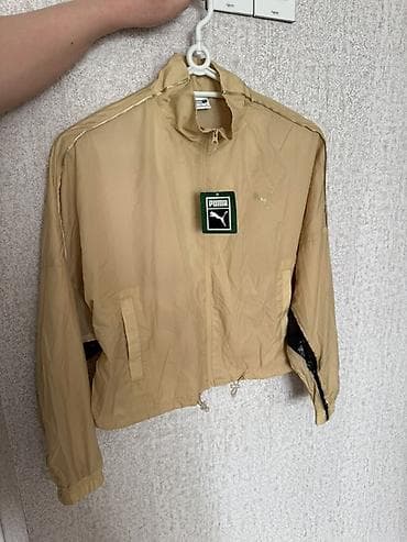 smart saat huawei: PUMA yüngül küləkkeçirməz jaket - Rəng: bej - Bədən: qısa kəsim - — 1