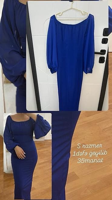 Məhsul: Mavi don - Ölçü: S - Qiymət: 35 manat (şəkildə qeyd edilib) -