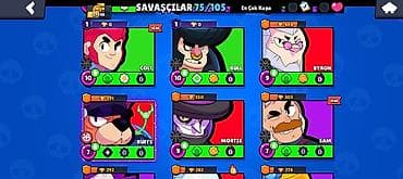 Brawl stars hesapı satılır çox təcili ucuz qiymətə 27448 kupa 75 — 6