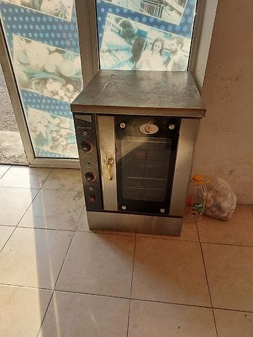 restoran soba: Sənaye tipli elektrik konveksiya sobası - Material: tam paslanmayan — 1