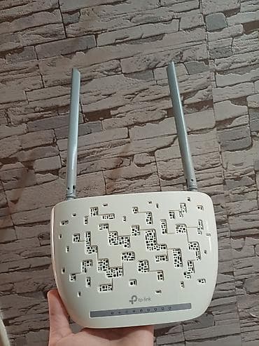 Modemlər və şəbəkə avadanlıqları: TP-Link TD-W8961N ADSL2+ Wi‑Fi router Xüsusiyyətlər: - Simsiz sürət — 2