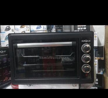 eurolux soba: Duxovka Elektrik, rəng - Qara, Ayrıca dayanan, Yeni — 1