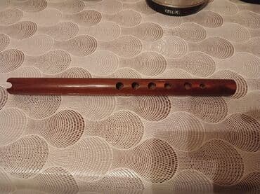 Taxta nəfəs aləti – xalq musiqisi üçün - Material: cilalanmış bərk