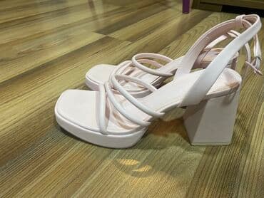 tekstil uşaq şəp şəpləri: Stradivarius, Ölçü: 38, rəng - Çəhrayı, İşlənmiş — 5