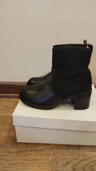 botlar: Ölçü: 36.5, rəng - Qara, Yeni — 5