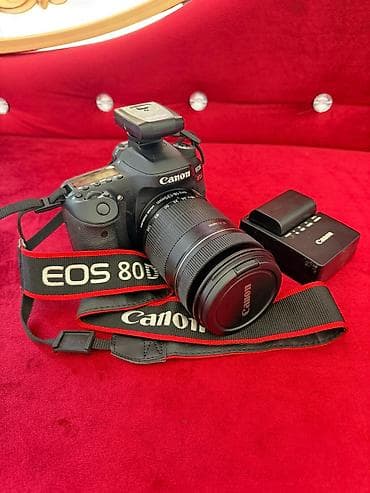 canon mark ii: Fotoaparat Canon 80D.qiymet 750 man.Unvan yeni gunewli.kod9890⚡gnk(🎀) — 1
