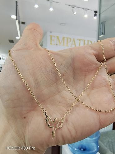 boyunbaği: Boyunbağı, Sarı qızıl, 585 Əyar, 137 g — 8