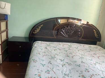 бу кровати: Б/у, Двуспальная кровать, Без подьемного механизма, С матрасом, Без выдвижных ящиков — 3