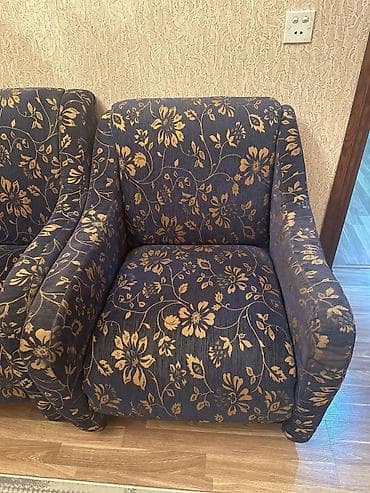 salon ucun: Klassik divan, 2 kreslo — 1