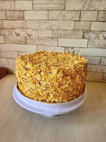 Ballı tort – ev üsulunda hazırlanır - Yumşaq, qat-qat biskvitlər