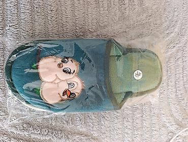 женские бабуши: Домашние тапочки, Размер: 37, цвет - Зеленый, Новый — 1