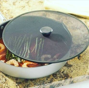 Setka qapaq
Yağ sıçramaması üçün en gözel vasite