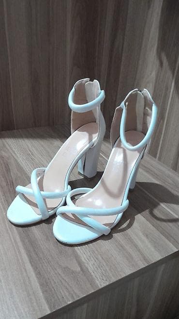 ucuz zapi satilir: Tuflilər, Ölçü: 38, rəng - Ağ, İşlənmiş — 1