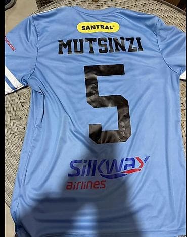 kişi geyimi: Zirə FK rəsmi oyun köynəyi – Mutsinzi 5 - Rəng: açıq mavi - Brend — 2