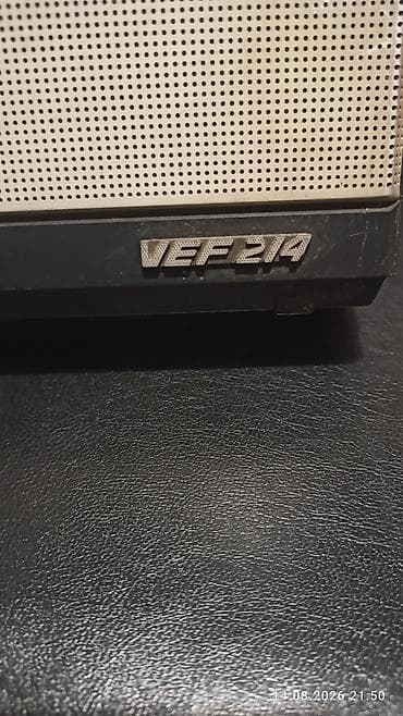 radio usb bluetooth: VEF 214 portativ radiomüəyyinə - Model: VEF 214 (ön paneldə — 8