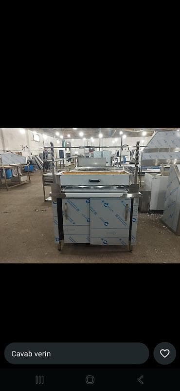 Restoran, kafe avadanlığı: Paslanmayan poladdan peşəkar mətbəx avadanlıqları - İş masaları — 2