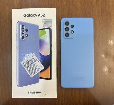 redmi not 8: Samsung Galaxy A52, 128 GB, rəng - Göy, İki sim kartlı — 2