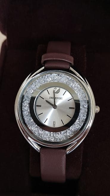 qadin saat: Qol saatı, Swarovski, rəng - Qəhvəyi — 2