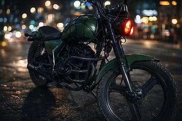 Kafe-reyser üslublu xüsusi yığılmış motosiklet prablemsiz 150 cc lik