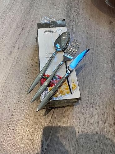 Karaca 24 Parça Çəngəl-Qaşıq-Bıçaq Dəsti - Brend: Karaca - Material