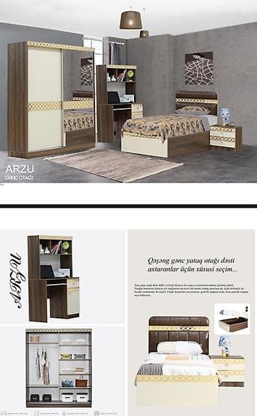 Təknəfərlik çarpayı, Dolab, Termo, Tumba, Yeni