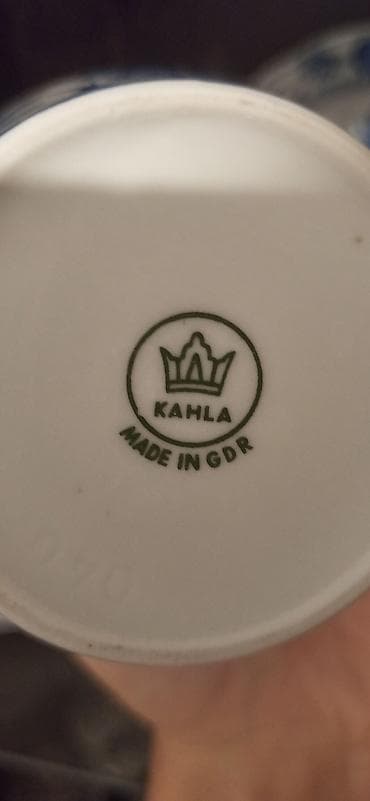 versace servis: Çay dəsti, rəng - Göy, Farfor, 25 nəfərlik, Almaniya — 2