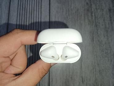 apple iphone 1: İşlənmiş Simsiz (Bluetooth) Qulaqcıqlar, Borofone, rəng - Ağ — 4