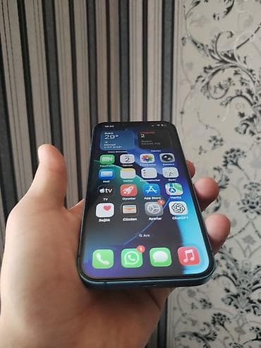 ipon xs: IPhone 13, 128 GB, Mavi, Zəmanət, Barmaq izi, Face ID — 1