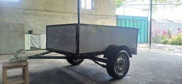 Yük qoşqusu – yüngül avtomobillər üçün - Tək oxlu, möhkəm metal
