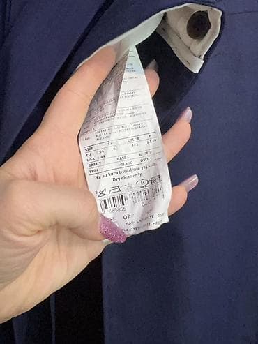 Верхняя одежда: Kişi kostyum pencəyi - Rəng: tünd maviyə çalan navy - Klassik, dar — 6