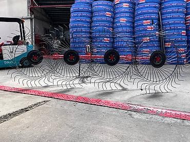təkərlər r17: Təcrübəli fermerlər üçün çəngəlli barmaqlı ot yığan (“günəş” tipli) — 6