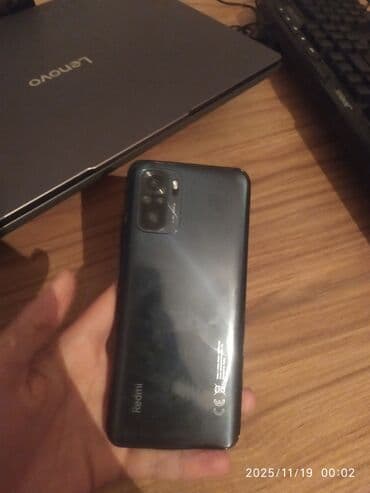 iphone 11 pro max: Redmi Note 10, 128 GB, rəng - Göy, Barmaq izi, Face ID — 6