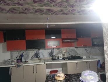 ucuz metbext mebeli: Mətbəx mebeli dəsti - Üst modullar: qırmızı-qara rəngli, bir neçə — 4