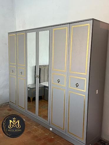 Qapılar və aksessuarlar: Yeni, 6 qapı, Güzgülü, Açılan, Düz dolab — 2
