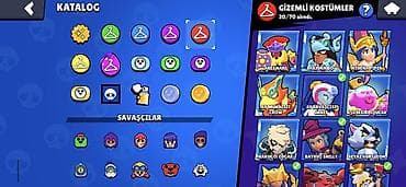 video kart: Brawl Stars hesab məlumatları: ​Nadir skinlər: 103-dən 94-ü ​İfrat — 9