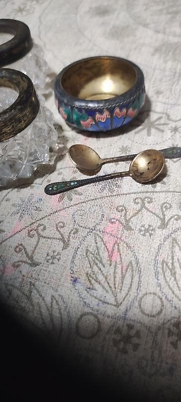 qab qaşiq: Qənd qabı, 1960 il, Gümüş, SSRİ — 5