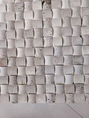 Təbii daş mozaika panel - Material: təbii travertin/daş - Rəng