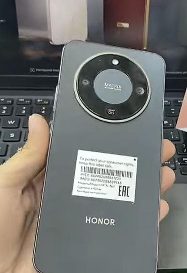 iphone x kreditlə: Honor X9d, 256 GB, rəng - Boz, Barmaq izi — 1