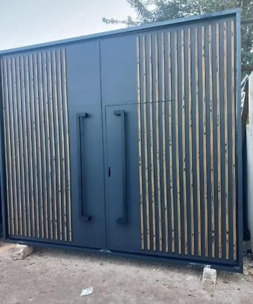 col qapi: Metal darvaza və giriş qapıları – fərqli dizaynlar - Material: qalın — 4