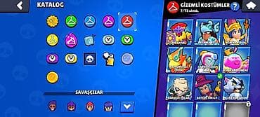 satış təmsilcisi: Brawl Stars oyunu üçün yüksək səviyyəli hesab Xüsusiyyətlər: - — 6