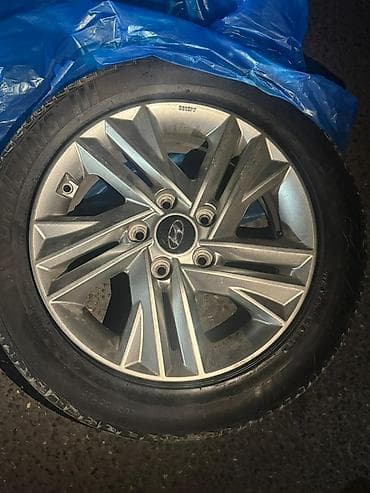 sinilər: İşlənmiş Disk təkər Hyundai 205 / 55 / R 16, 5 Boltlu — 3