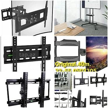 düz tv: Kronşteyinlərin satışı və divara yığılması. Bütün televizorlar üçün — 5